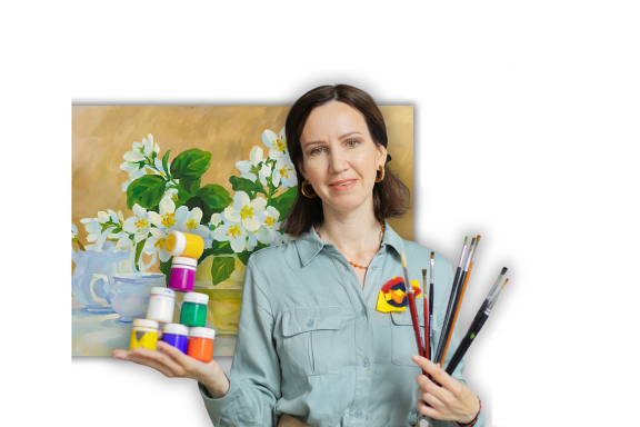 Мастер-класс по гуаши Марины Савчук