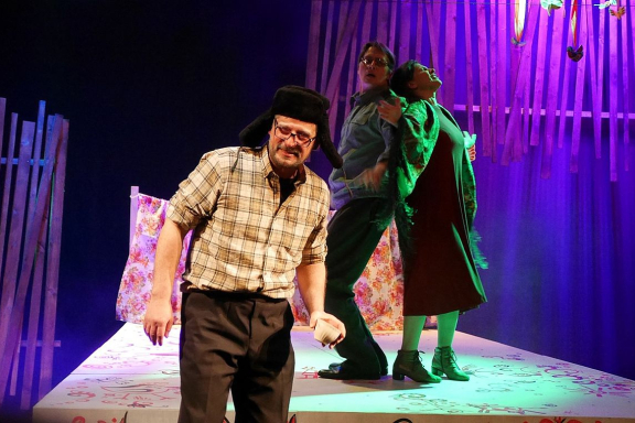 Печка на колесе