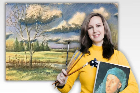 Мастер-класс по сухой пастели Марины Савчук